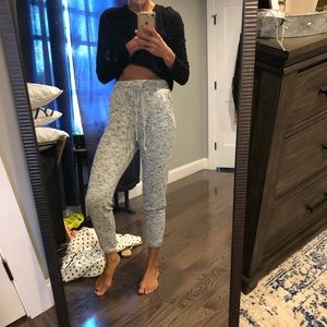 Heather gray joggers